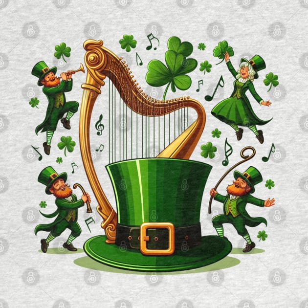 Irish Harp by BukovskyART